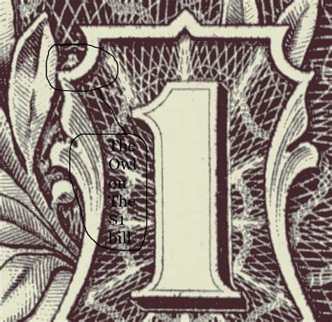 Owl On The 1 Dollar Bill By Inifinitym1992 On Deviantart