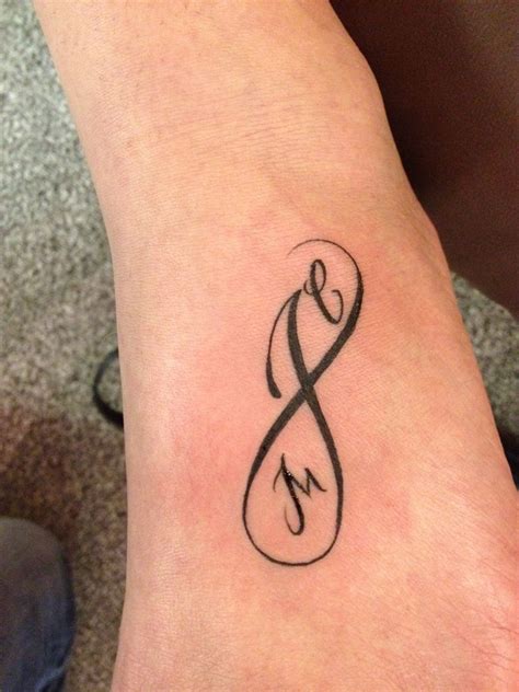 My New Tattoo J For Jason M For Mckenzie And C For Caden Infinity