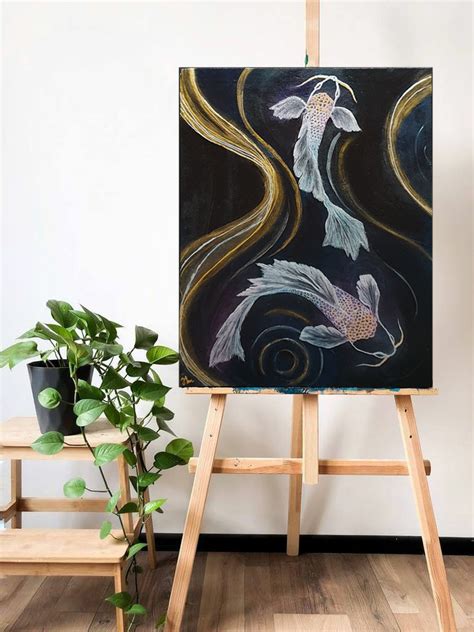 Koi Fish Mystic Pond - Artchic