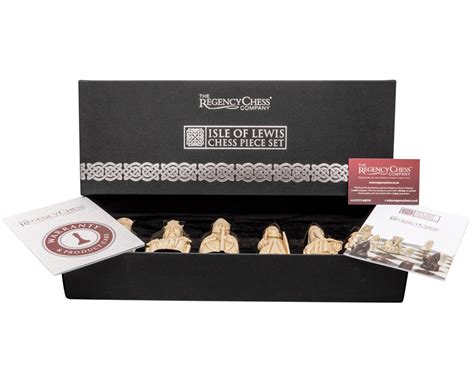 The Regency Chess Lewis Chess Piece T Set [rcgf11] £94 99