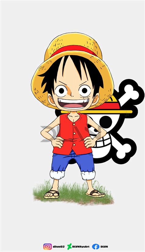 One Piece Monkey D Luffy Pre Timeskip By Dlvnrysart On Deviantart