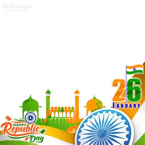January 26 India Republic Day Greetings Photo Background