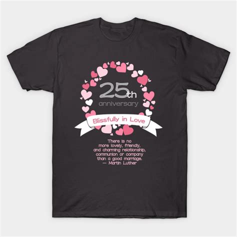 25th Anniversary Celebration 25th Anniversary T Shirt Teepublic