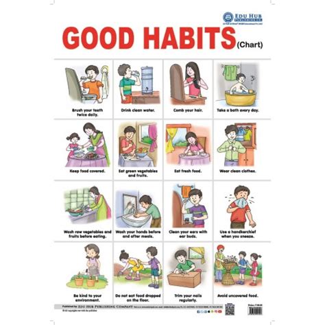 Good Habits Chart In English A Visual Reference Of Charts Chart Master