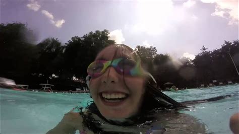 Carly And Beth At The Pool Gopro Youtube