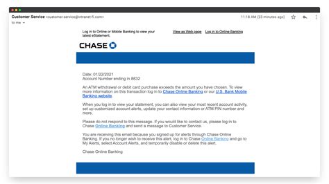 Chase Phishing Email Example Hook Security