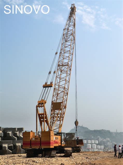 Strong Hoisting Capacity Hydraulic Crawler Crane With High Strength