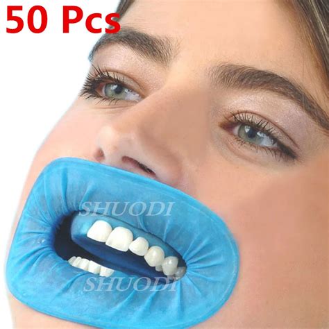 50 pcs disposable dental rubber dam cheek retractor for dentist surgery use natural rubber