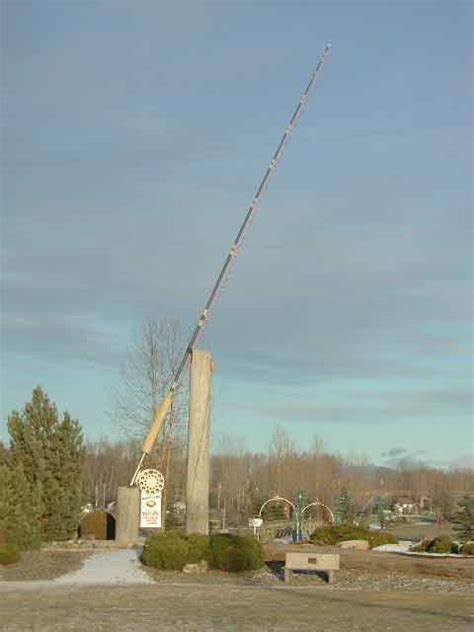 Houston Bc Map Worlds Largest Fly Fishing Rod Canfor Mill