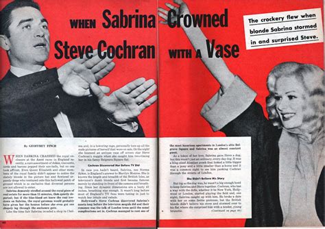 When Sabrina Crowned Steve Cochran With A Vase Encyclopedia Sabrina