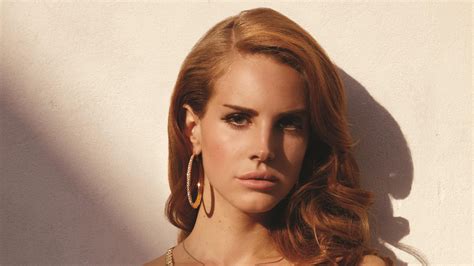 Download American Earrings Redhead Face Singer Music Lana Del Rey HD Wallpaper