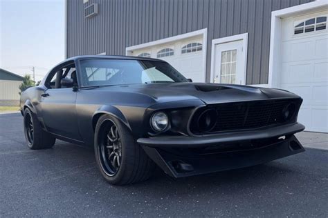 For Sale 1969 Ford Mustang Agent 47 Harbinger Race Car Matte Black