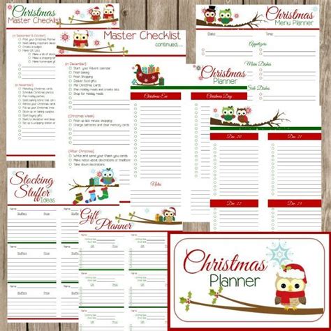 Free Christmas Planner Printables Still Need To Get Organized This