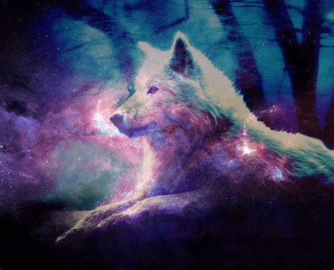 Wallpaper Galaxy Cute Anime Wolf Howling  Wolf Howling Wolves S