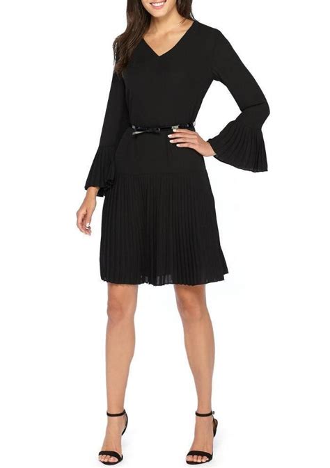 the limited® 16 black bell sleeve pleated dress nwt 99 191777018302 ebay pleated dress