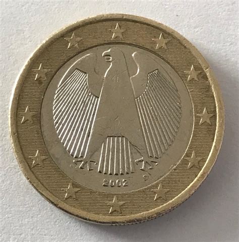 Moneda Rara 1 Euro Alemania 2002 Etsy España