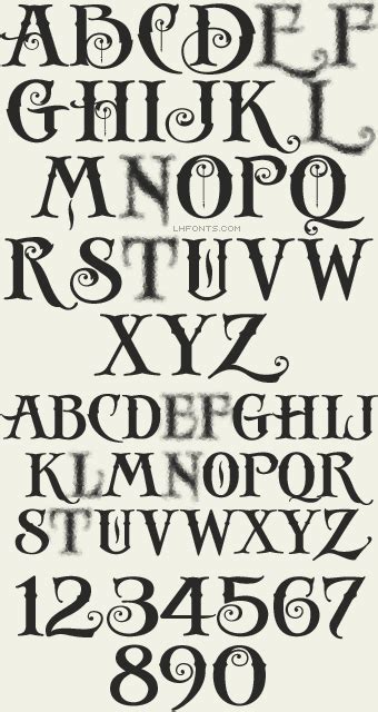 Letterhead Fonts Lhf Antique Shop Decorative Fonts Creative
