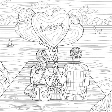 coloring pages of couples