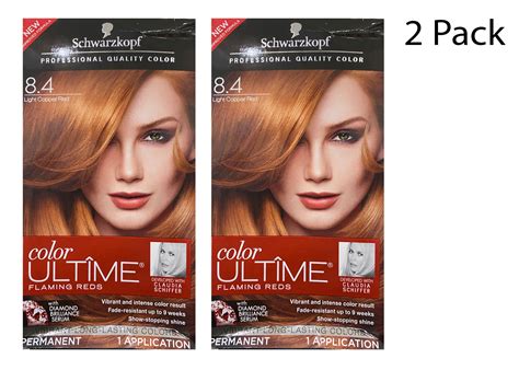 Schwarzkopf Color Ultime Flaming Reds Hair Color 84 Light Copper Red