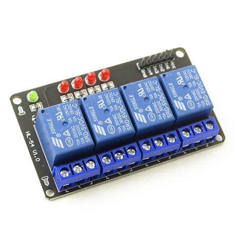 Arduino 4 Relay Module 5 Volt 4 Channel Arduino Relay Module Example