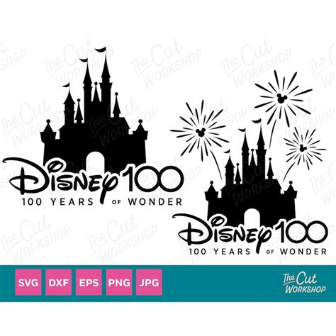 100 Years Of Wonder Anniversary Magic Castle Svg Clipart D Inspire Uplift
