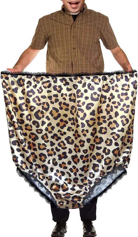 Buy Big Undies Gag T Leopard Funny Big Mama Undies Plus Size Granny Panties White Elephant