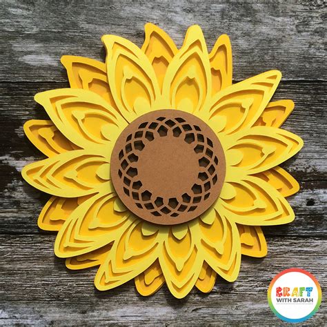 Craft Supplies & Tools Paper, Party & Kids Sunflower SVG cricut