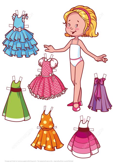 Paper Dolls And Clothes Printable Free