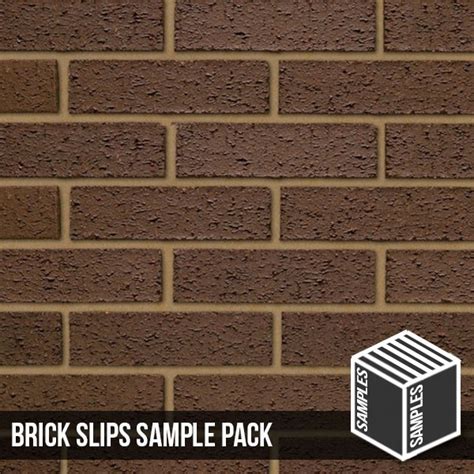 Brown Rustic Brick Slip Sample