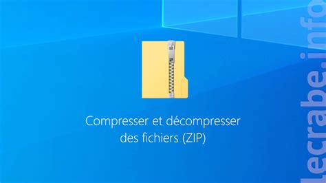 7z, zip, gzip, bzip2 and tar; Compresser et décompresser des fichiers (ZIP) avec Windows ...