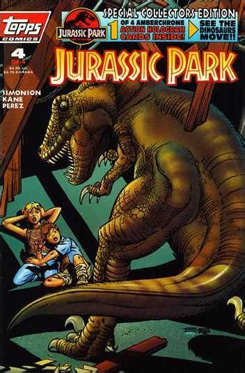 Jurassic Park 4 B Aug 1993 Comic Book By Topps