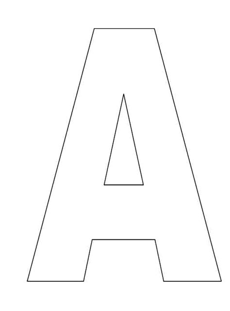Alphabet Template Clipart Best