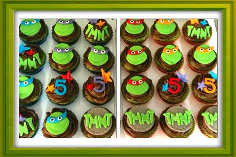 Tmnt Teenage Mutant Ninja Turtle Cupcakes Ninja Turtle Cupcakes Ninja Turtle Party 7th