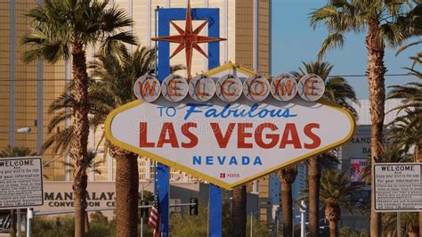 Welcome To Fabulous Las Vegas Sign Editorial Photography Image Of