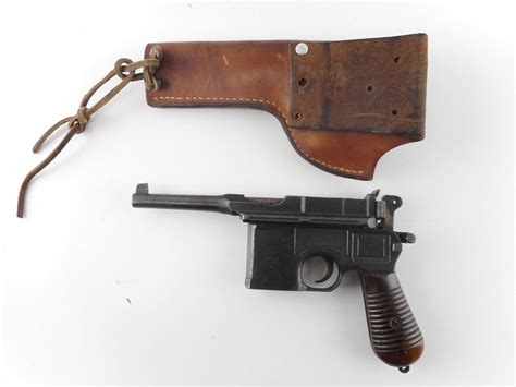 Rare Mauser Model C96 Red 9 Broomhandle Bolo 1920 Rework Caliber