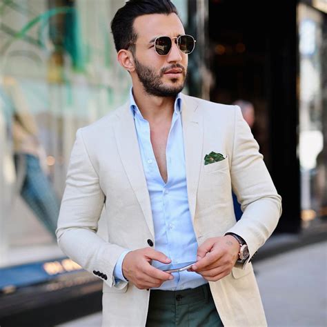 Mrobeyd Is Looking Sharp And Fine In Our Mix And Match Linen Jacket