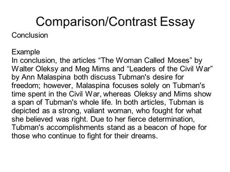 Surprising Comparison Contrast Essay Examples Thatsnotus