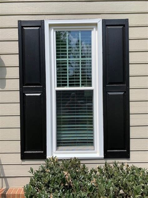Classic Black Shutters With Sherwin Williams Paint Color Sw 6258
