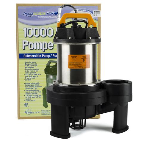 A versatile and reliable asynchronous water pump. Aquascape AquaJet® Pond Pumps - Aquascapes