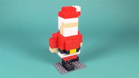 Lego Santa Claus Building Instructions Lego Buildable Brickfigure How