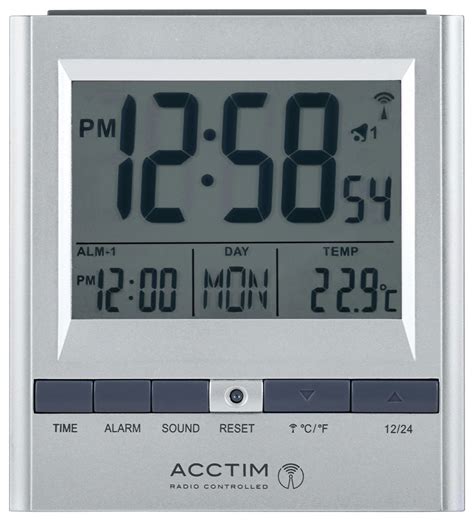 Acctim Radio Controlled Double Alarm Clock 5314825 Argos Price