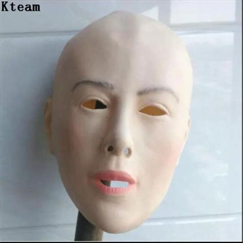 2018 Realistic Female Mask For Halloween Human Masquerade Latex Party