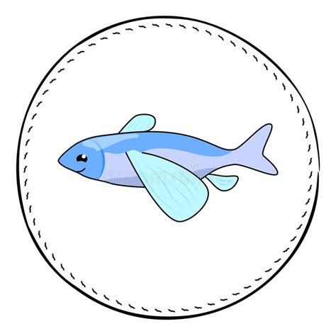 Cartoon Character Fish Flying Stock Illustrations 658 Cartoon