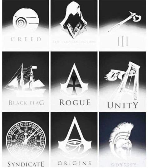 Assassins Creed Titles And Symbols Assassins Creed Rogue Assassins
