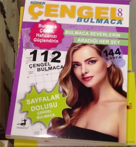 SUPER CENGEL BULMACA 8 Turkce Kitap TURKISH 112 Bulmaca EUR 24 18