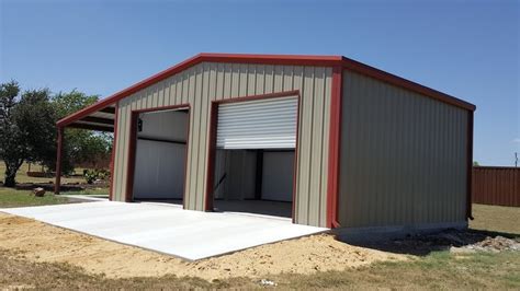 Backyard Garage And Storage — Southwest Steel Buildings