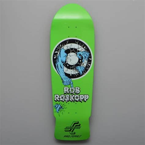 Santa Cruz Skateboards Rob Roskopp Target Reissue Fluorescent Green