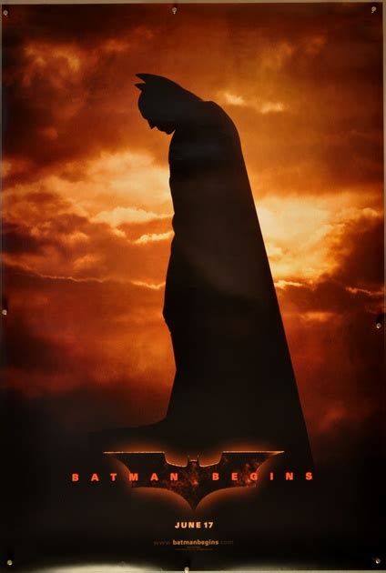 Batman Begins One Sheet Movie Posters Limited Runs