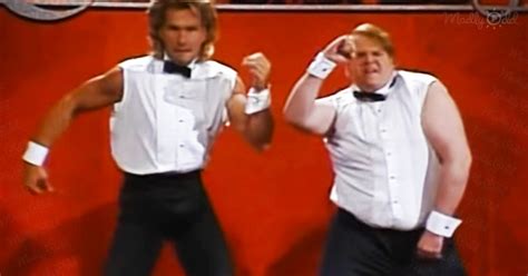 30 Years Later Patrick Swayze And Chris Farley’s ‘chippendale Sketch Still Gives Us The Giggles