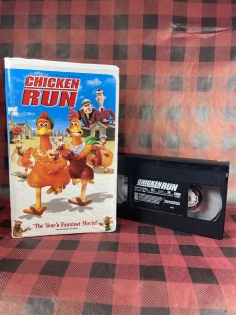 Chicken Run Vhs Dreamworks Clamshell Aardman Animation Mel Gibson Works Picclick